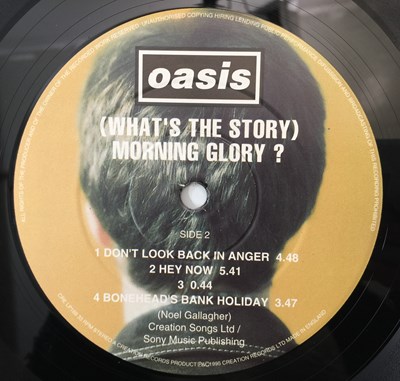 Lot 141 - OASIS - (WHAT'S THE STORY) MORNING GLORY? LP (ORIGINAL UK COPY - CREATION CRE LP 189)