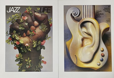 Lot 265 - GUNTHER KIESER - 1992 PORTFOLIO OF POSTER PRINTS.