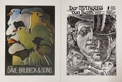 Lot 265 - GUNTHER KIESER - 1992 PORTFOLIO OF POSTER PRINTS.