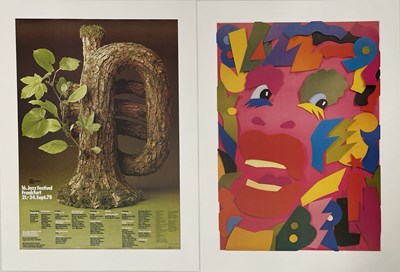 Lot 265 - GUNTHER KIESER - 1992 PORTFOLIO OF POSTER PRINTS.