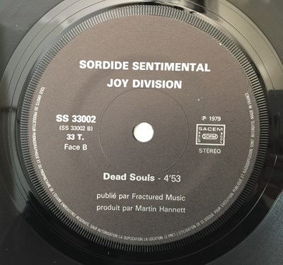 Lot 518 - JOY DIVISION - 'SORDIDE SENTIMENTAL' (COMPLETE ORIGINAL RELEASE OF ATMOSPHERE 'LICHT UND BLINDHEIT' - SS 33 002).