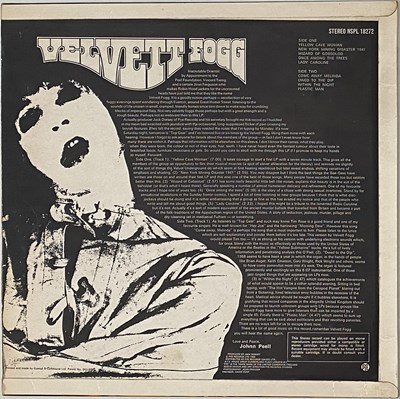Lot 39 - VELVETT FOGG - VELVETT FOGG LP (UK STEREO ORIGINAL - PYE - NSPL 18272)