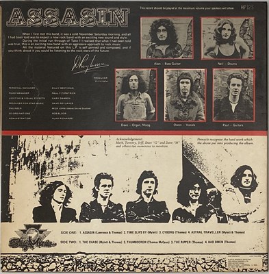 Lot 46 - PINNACLE - ASSASSIN LP (UK PSYCH - STAG MUSIC - HP 12 SL)