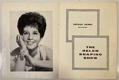 Lot 279 - THE BEATLES - ORIGINAL 1963 HELEN SHAPIRO TOUR PROGRAMME.