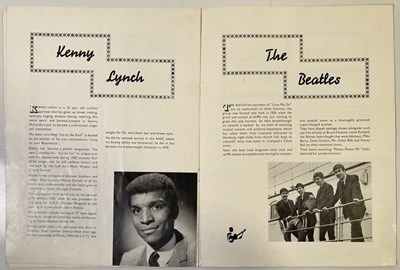 Lot 279 - THE BEATLES - ORIGINAL 1963 HELEN SHAPIRO TOUR PROGRAMME.