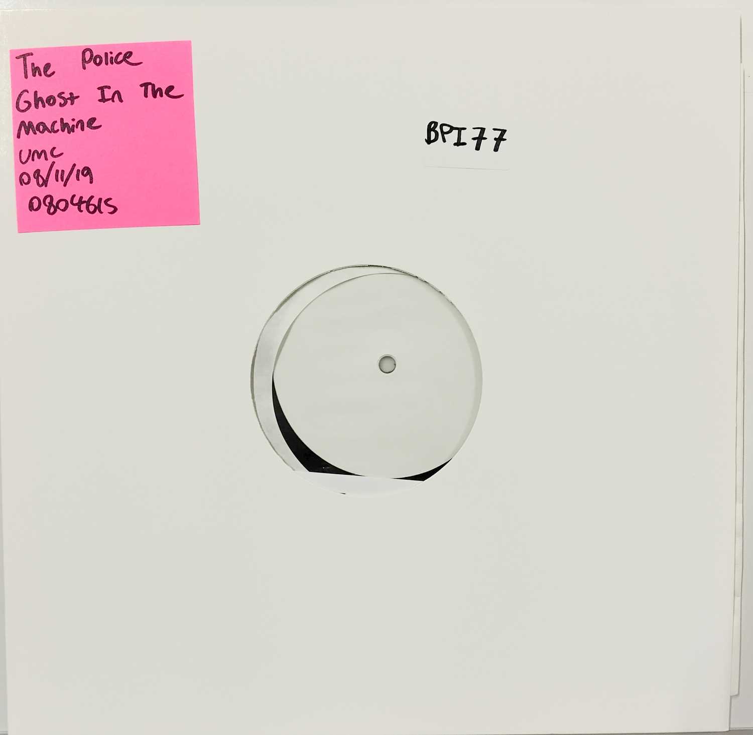 Lot 77 - THE POLICE - GHOST IN THE MACHINE LP (2019 - 0804615)