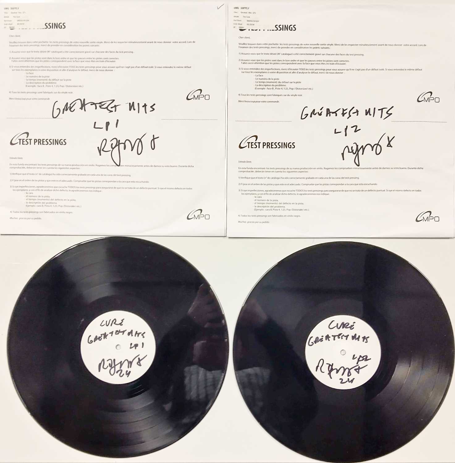 Lot 87 - THE CURE - GREATEST 2XLP (2023 - 0602557261264) - SIGNED BY ROBERT SMITH