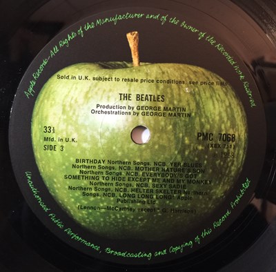 Lot 93 - THE BEATLES - WHITE ALBUM (ORIGINAL UK MONO NUMBER 0001650)