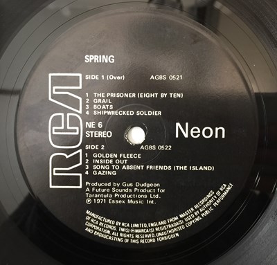 Lot 14 - SPRING - S/T LP (UK STEREO ORIGINAL - RCA NEON - NE 6)