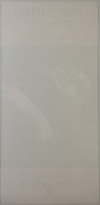 Lot 97 - THE SMITHS - ORIGINAL ROUGH TRADE PROMO POSTER FOR 'THE QUEEN IS DEAD'.