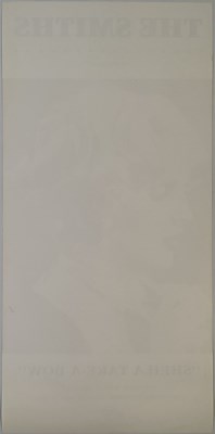Lot 103 - THE SMITHS - ORIGINAL ROUGH TRADE PROMOTIONAL POSTER FOR 'SHEILA TAKE A BOW'.