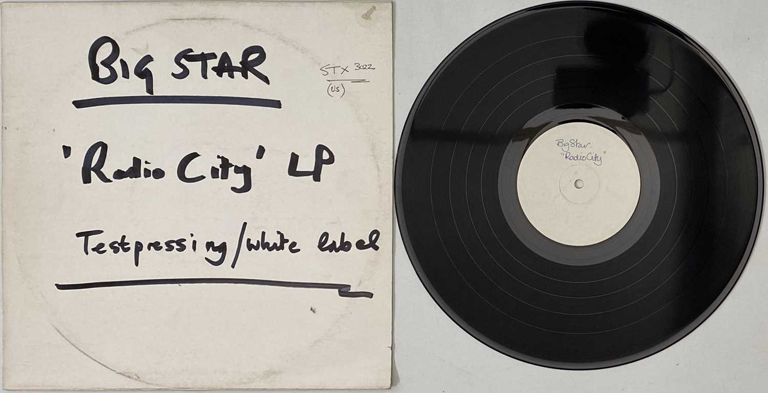Lot 171 - BIG STAR - #1 RECORD/ RADIO CITY LP (WHITE LABEL TEST PRESSING - SXSP302)