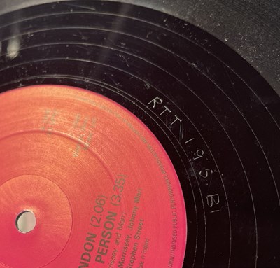 Lot 60 - THE SMITHS - SHOPLIFTERS OF THE WORLD UNITE 12" (ORIGINAL MISPRESSED 12" WHICH PLAYS 'YOU JUST HAVEN'T EARNED IT YET BABY' - RTT 195)