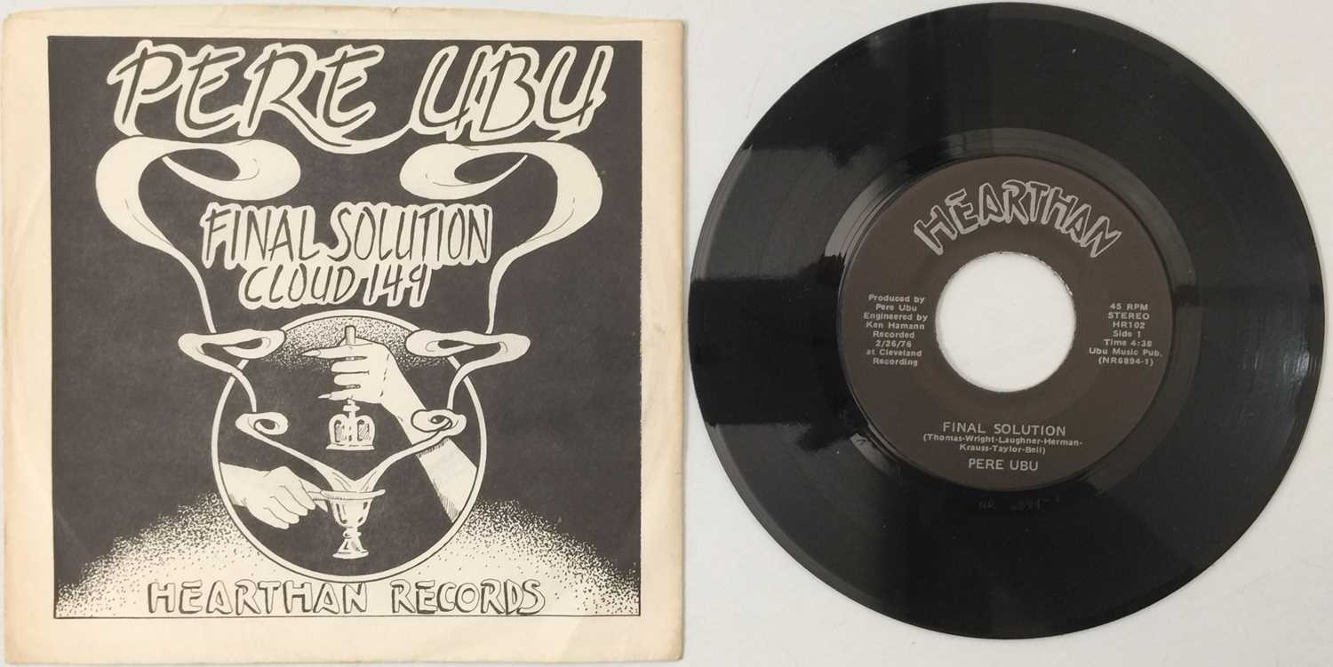 Lot 211 - PERE UBU - FINAL SOLUTION 7" (US ORIGINAL W/ PICTURE SLEEVE - HR102)
