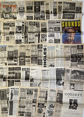 Lot 436 - THE CURE - LARGE QUANTITY OF PRESS CUTTINGS / NEWSPAPERS ETC - MARQUEE HANDBILLS INC JOY DIVISION.