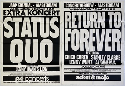 Lot 233 - 1970S DUTCH CONCERT POSTER COLLECTION INC RORY GALLAGHER / STATUS QUO.