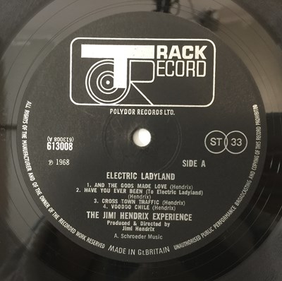 Lot 142 - JIMI HENDRIX - ELECTRIC LADYLAND LP (UK TRACK - WHITE TEXT - TRACK 613 008)