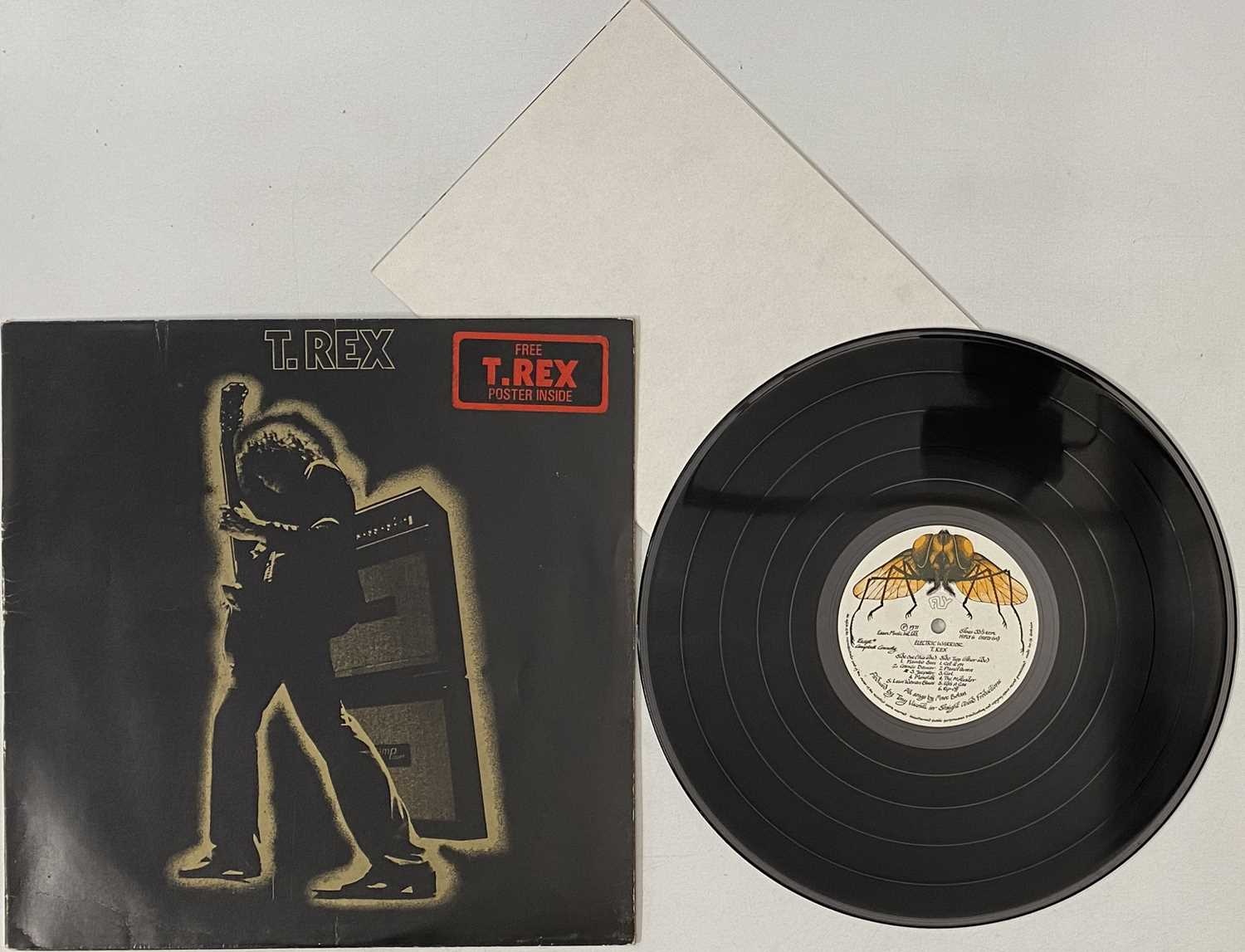 Lot 169 - T REX - ELECTRIC WARRIOR LP (UK ORIGINAL W/ POSTER - FLY - HIFLY 6)