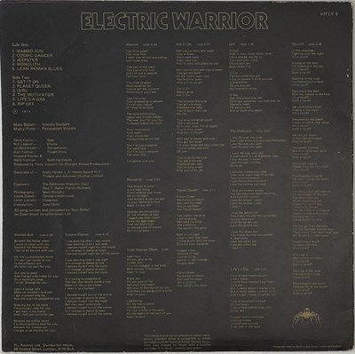 Lot 169 - T REX - ELECTRIC WARRIOR LP (UK ORIGINAL W/ POSTER - FLY - HIFLY 6)