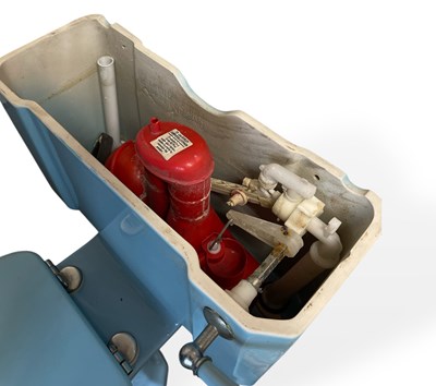 Lot 517 - OASIS INTEREST - SUPERNOVA HEIGHTS SKY BLUE TOILETS AND SINK.