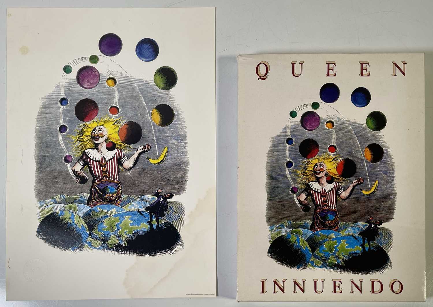 Lot 453 - QUEEN - ORIGINAL INNUENDO PRESS KIT.