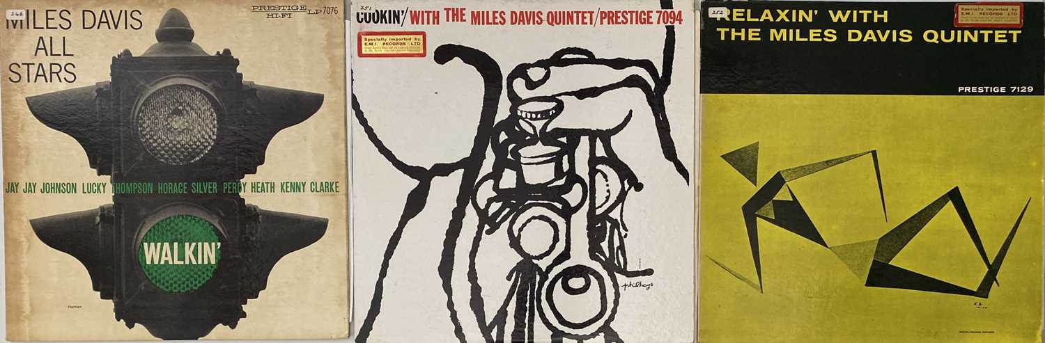Lot 35 - MILES DAVIS - PRESTIGE (USA) LPs (EARLY PRESSINGS)