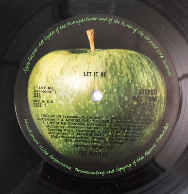 Lot 22 - THE BEATLES - LET IT BE BOX LP w/ BOOKLET (PXS 1)