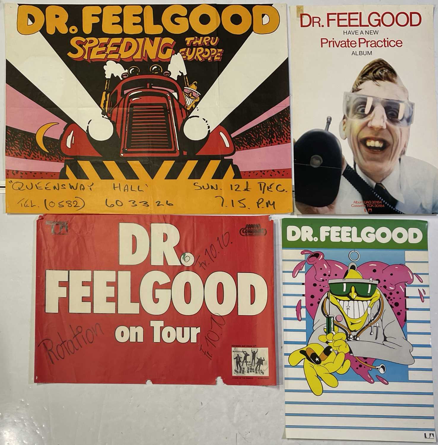 Lot 169 - DR. FEELGOOD - POSTER COLLECTION INC ORIGINAL 1970S EXAMPLES.