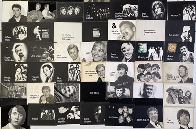 Lot 88 - TOP OF THE POPS - ORIGINAL CAMERA CARDS WITH ARTIST INFO INC JACKSON FIVE/SLADE ETC.