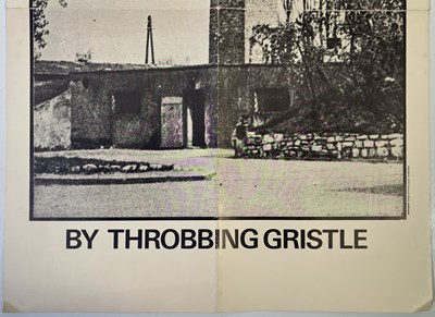 Lot 475 - THROBBING GRISTLE - ORIGINAL MUSIC FROM THE DEATH FACTORY POSTER.