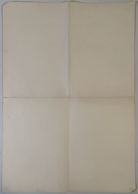 Lot 475 - THROBBING GRISTLE - ORIGINAL MUSIC FROM THE DEATH FACTORY POSTER.