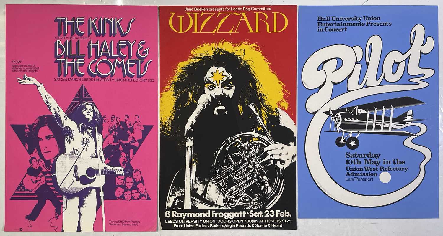 Lot 124 - 1970S CONCERT POSTER COLLECTION INC THE KINKS.