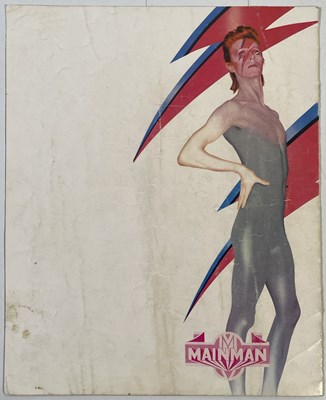 Lot 376 - DAVID BOWIE - 1973 TOUR PROGRAMME AND EARL'S COURT TICKET.