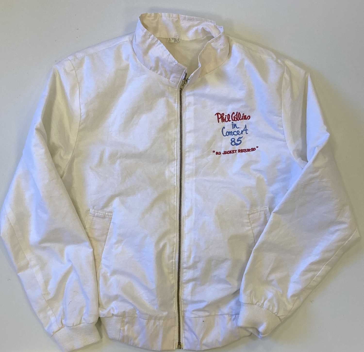 Lot 122 - PHIL COLLINS 1985 TOUR JACKET.