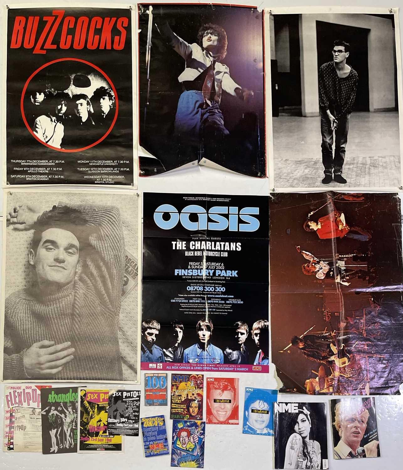 Lot 70 - PUNK / INDIE - MEMORABILIA AND POSTER COLLECTION.
