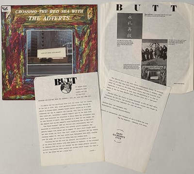 Lot 58 - THE ADVERTS - LP RARITIES PACK (INC TEST PRESSING)