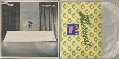 Lot 62 - WIRE - PINK FLAG LP TEST PRESSING PACK (W/ PROMO PACK INC POSTER & UK ORIGINAL PRESS OF 'CHAIRS MISSING)