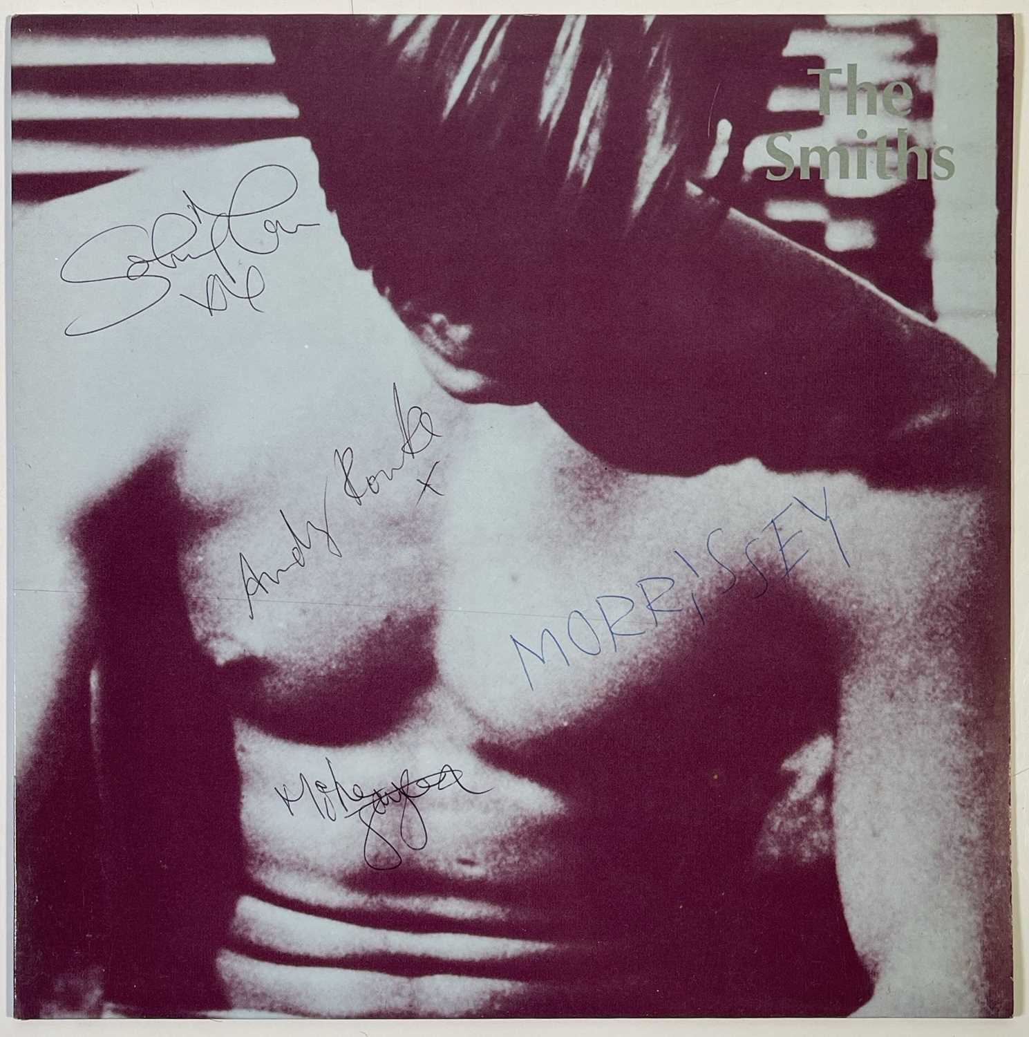 Lot 148 - THE SMITHS - FULLY SIGNED COPY OF THE DEBUT LP.