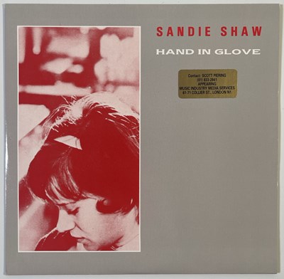 Lot 156 - THE SMITHS - SANDIE SHAW - HAND IN GLOVE WITH PRESS RELEASE.