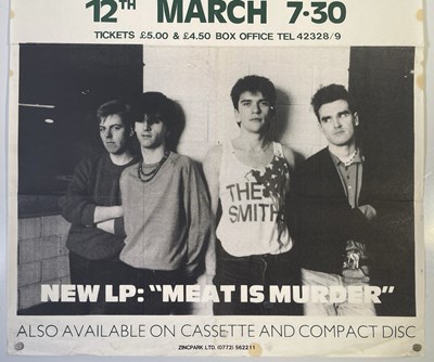 Lot 133 - THE SMITHS - ORIGINAL 1985 NOTTINGHAM CONCERT POSTER.
