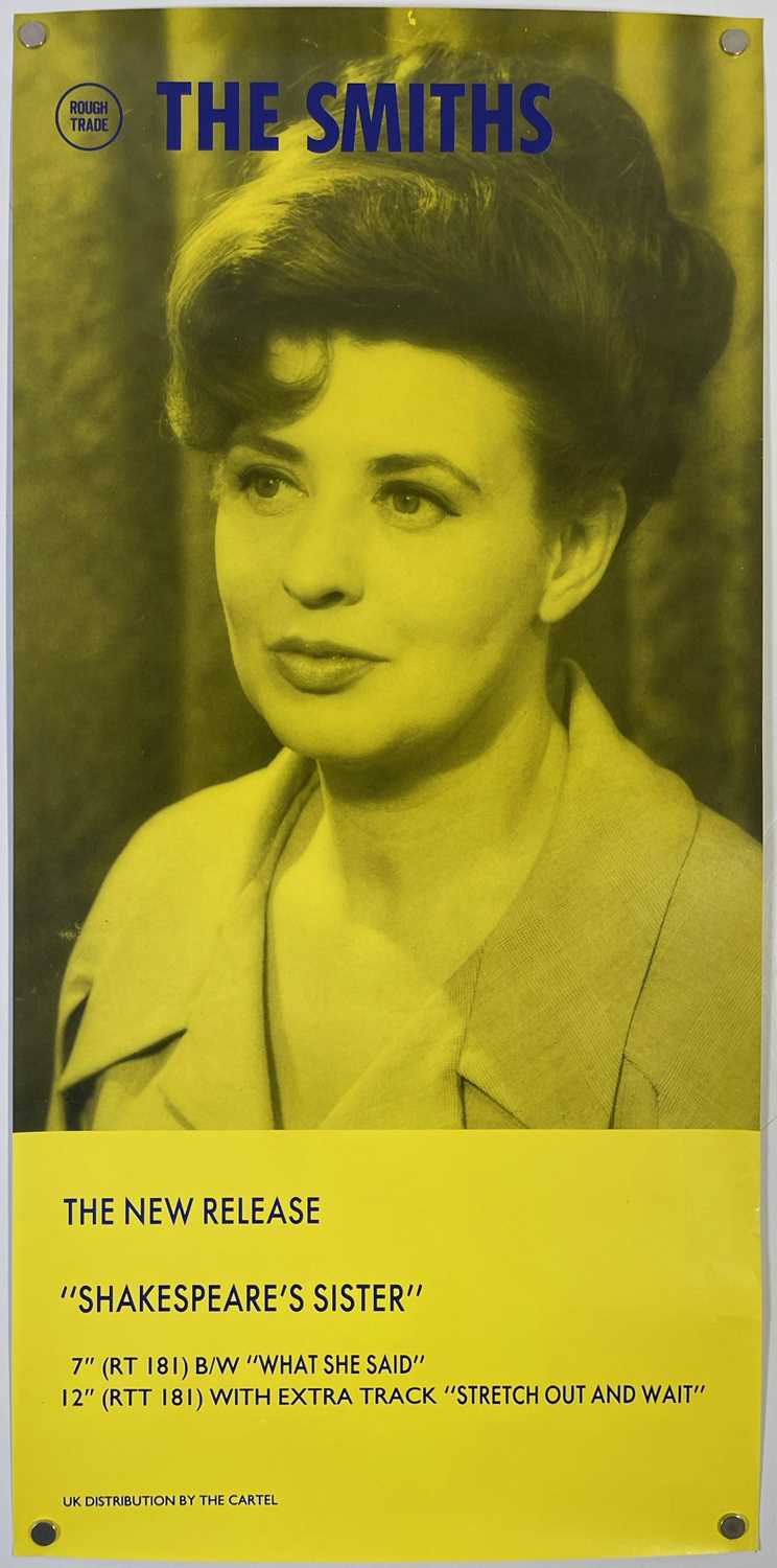 Lot 111 - THE SMITHS - SHAKESPEARE'S SISTER ORIGINAL PROMOTIONAL POSTER.