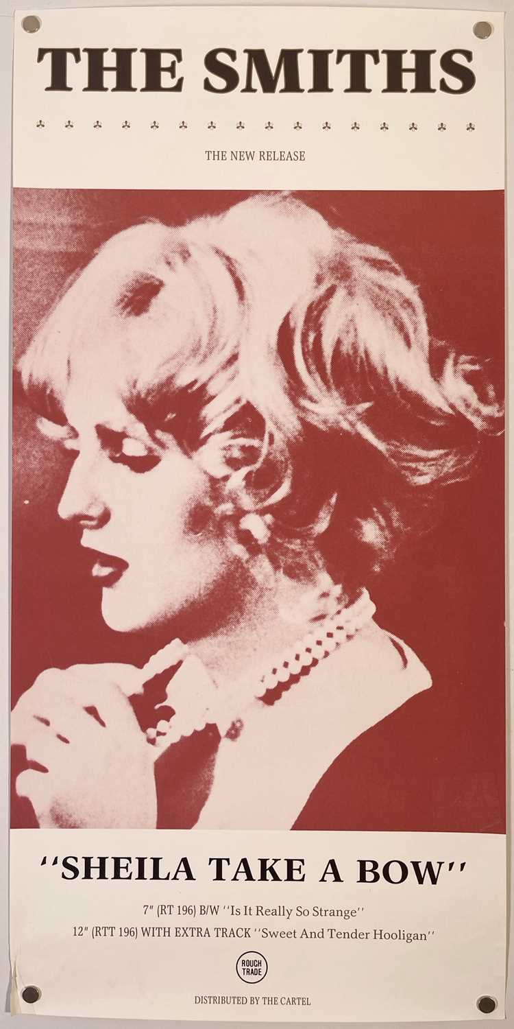 Lot 116 - THE SMITHS - ORIGINAL ROUGH TRADE PROMOTIONAL POSTER FOR 'SHEILA TAKE A BOW'.