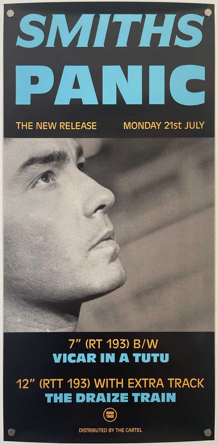 Lot 121 - THE SMITHS - ORIGINAL ROUGH TRADE PROMO POSTER FOR 'PANIC'.