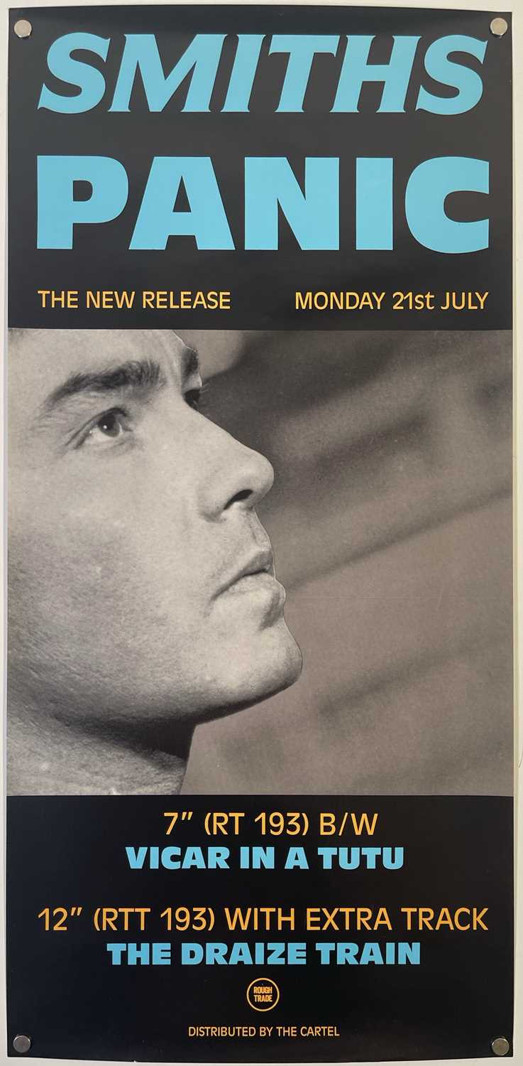 Lot 122 - THE SMITHS - ORIGINAL ROUGH TRADE PROMO POSTER FOR 'PANIC'.