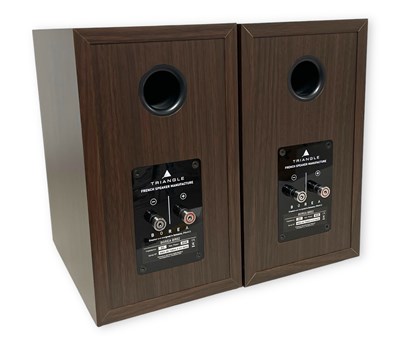 Lot 18 - TRIANGLE BOREA BR02 SPEAKERS- WALNUT.