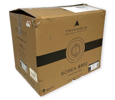 Lot 18 - TRIANGLE BOREA BR02 SPEAKERS- WALNUT.