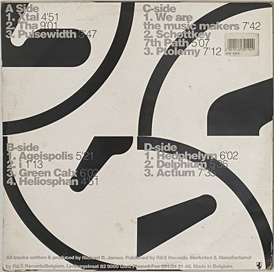 Lot 892 - APHEX TWIN - SELECTED AMBIENT WORKS 85-92 LP (AMB LP 3922 - ORIGINAL RECORD / 2ND SLEEVE)