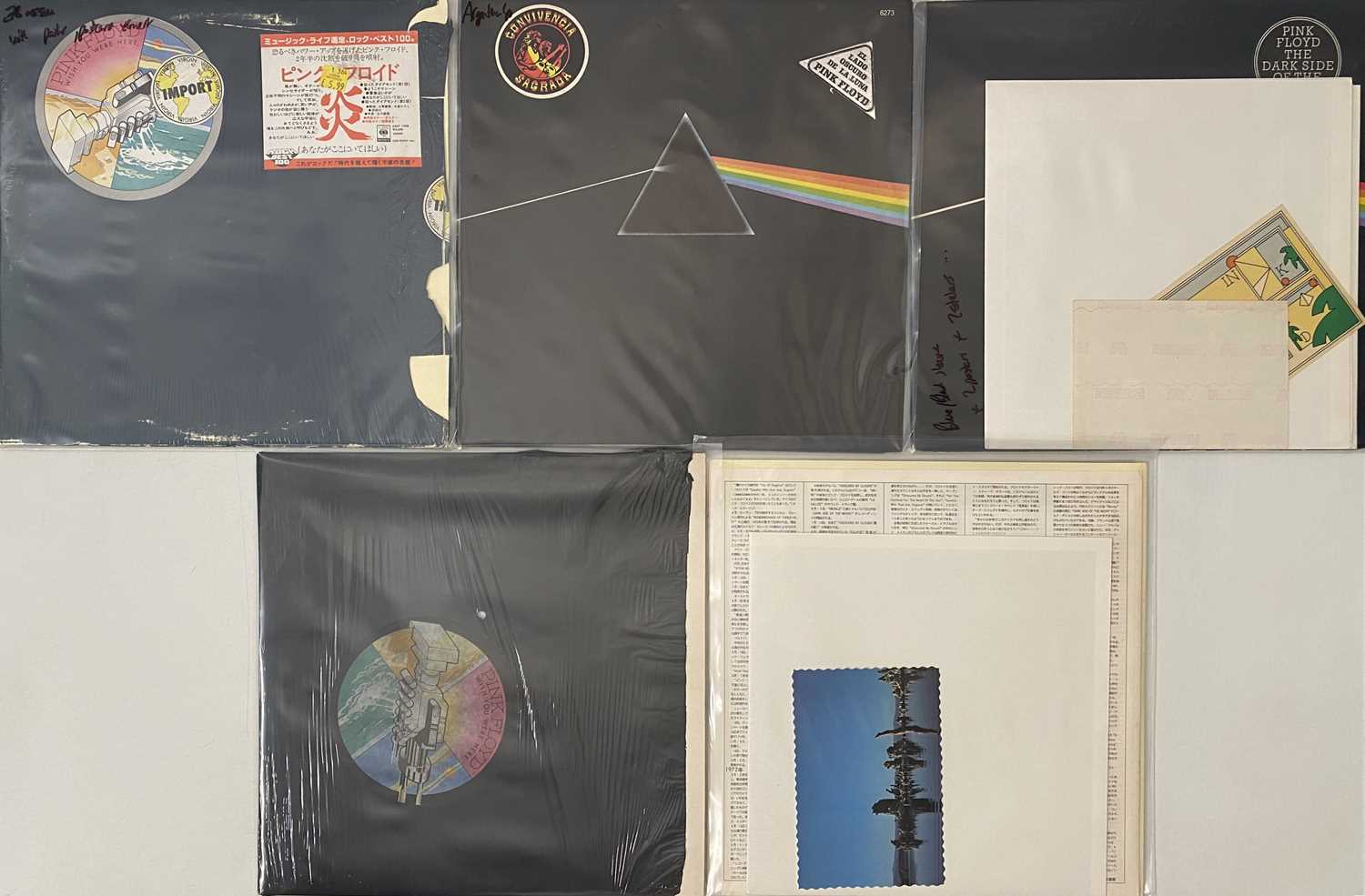 Lot 51 - PINK FLOYD - DARK SIDE OF THE MOON/ WISH YOU WERE HERE LP VARIANTS PACK