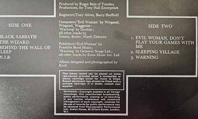 Lot 392 - BLACK SABBATH - LP PACK