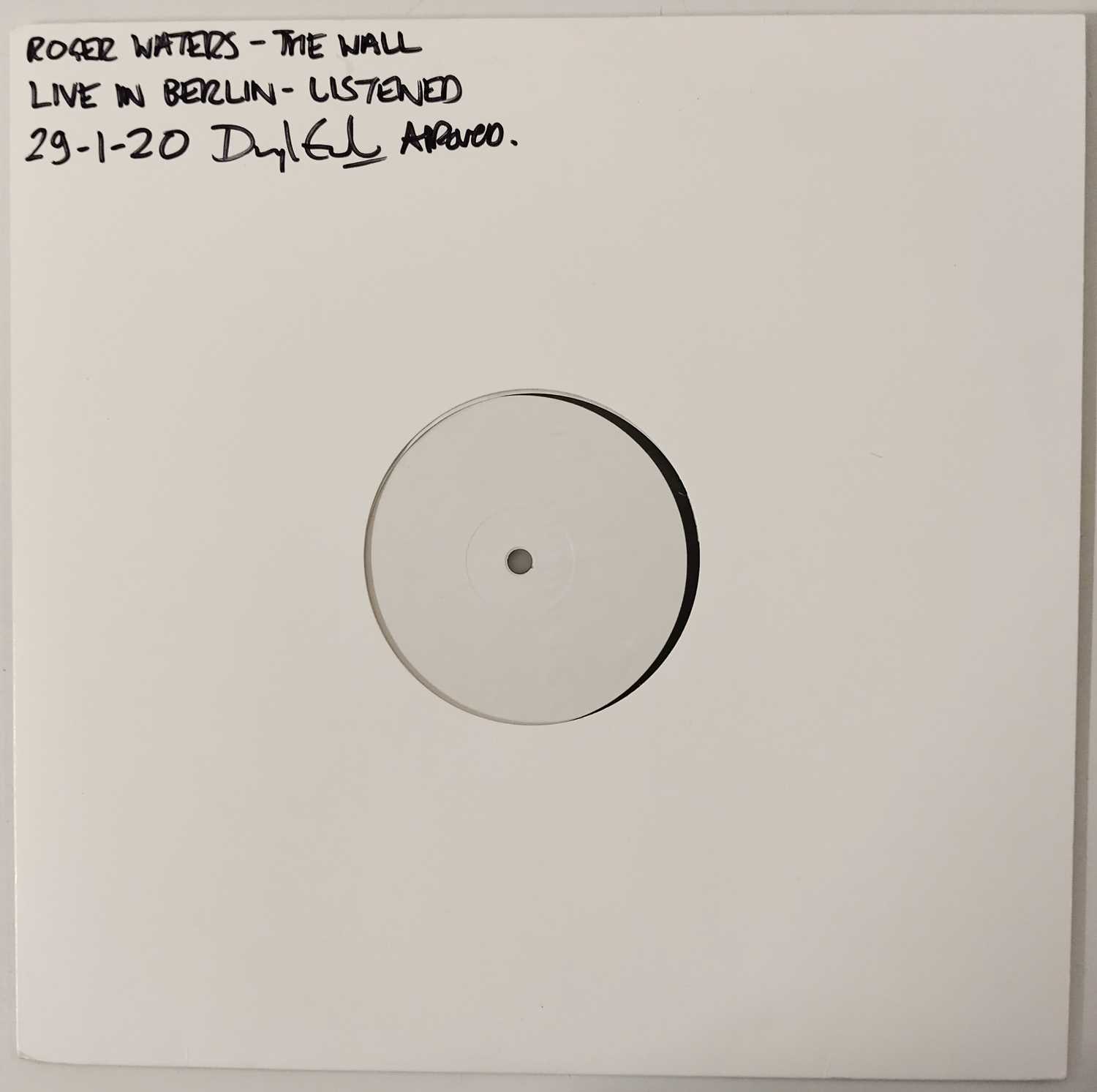 Lot 17 - ROGER WATERS - THE WALL LIVE IN BERLIN WHITE LABEL TEST PRESSING